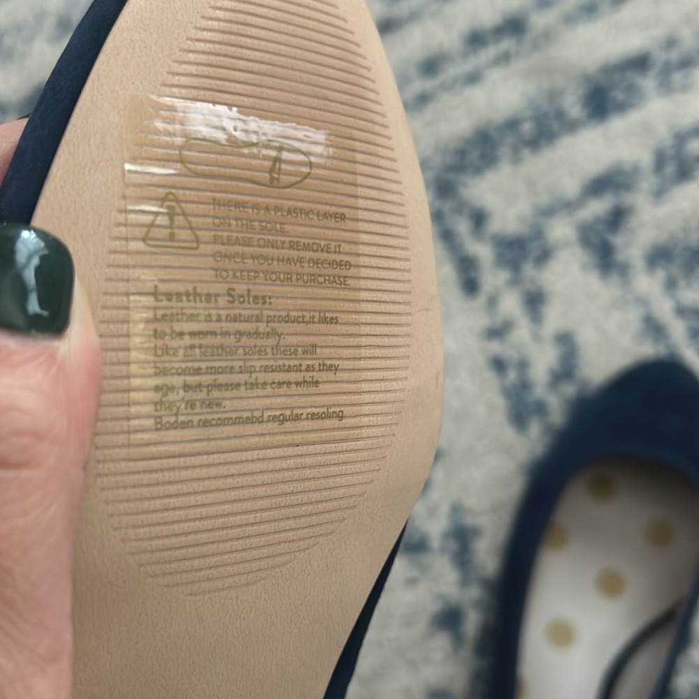 Boden Blue Flats for Effortless Style - Picture 9 of 13